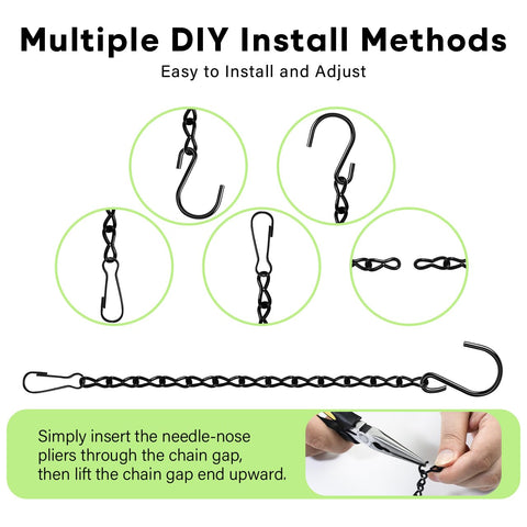 ZUZUAN chain length adjustable with pliers for precise hanging