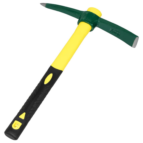 ZUZUAN forged adze pick 15-inch with durable head for efficient gardening