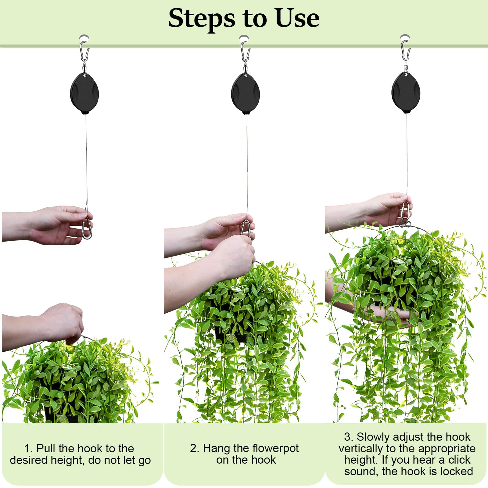 ZUZUAN versatile hanging solution for garden and balcony.