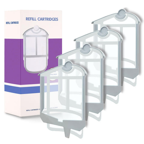 ZVVN four-pack refill cartridges for M364A and Max showing compatibility and value