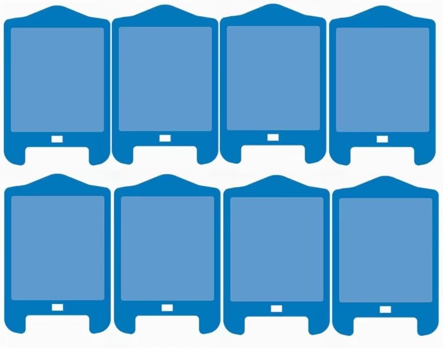 ZVVN 8-pack refill cartridges aligned with plug-in blue light base for easy replacement.