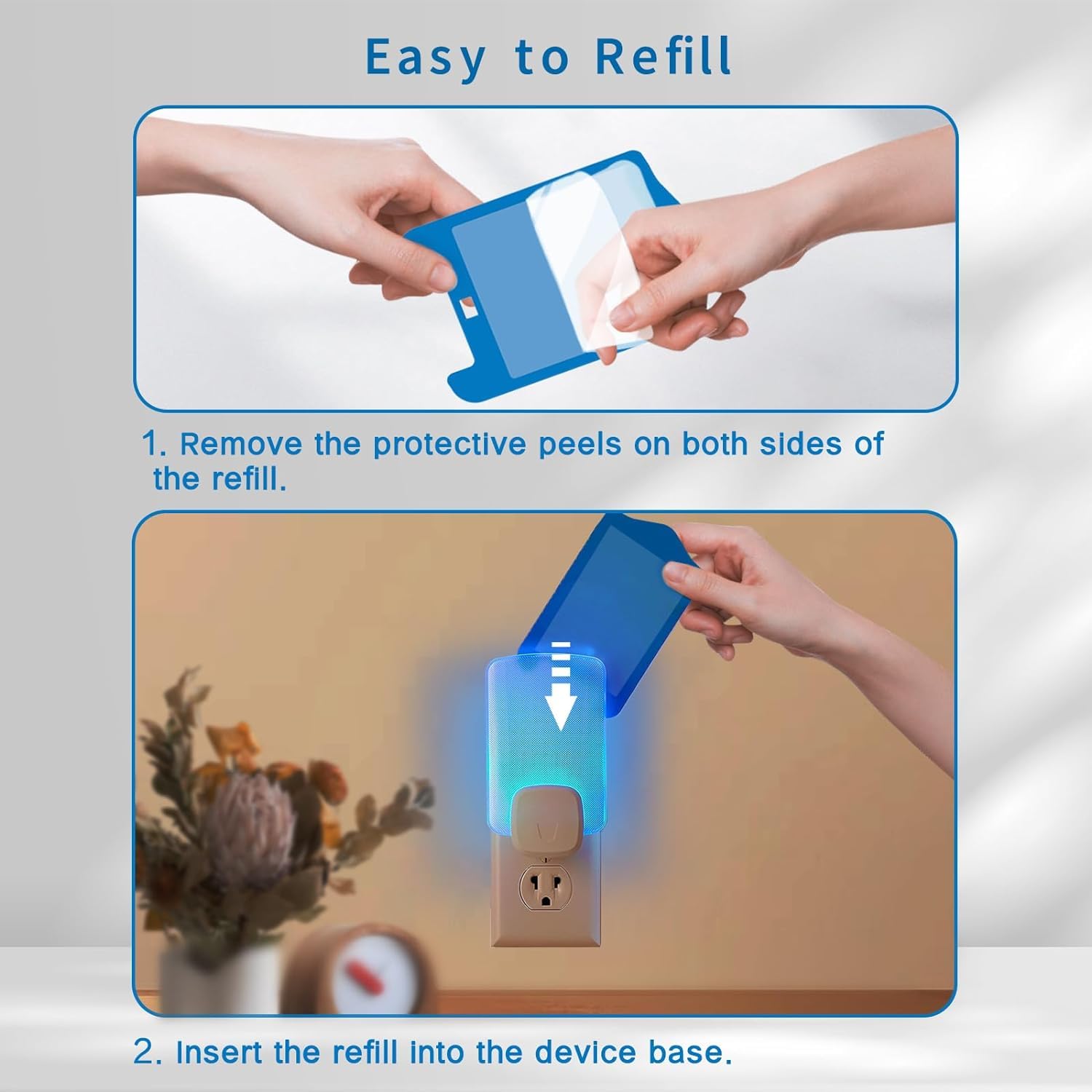 ZVVN double-sided adhesive refill cartridge provides stronger hold during use.
