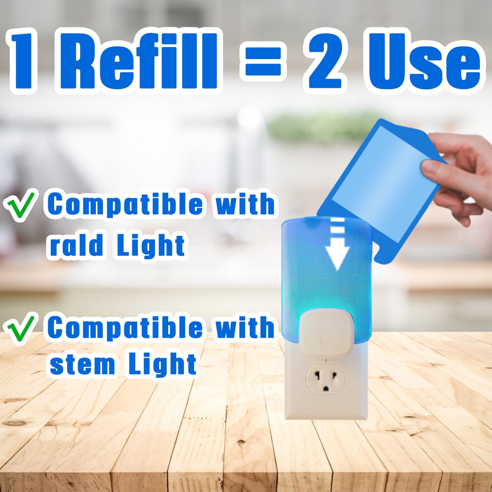 ZVVN refill base-fit for stem light compatibility.