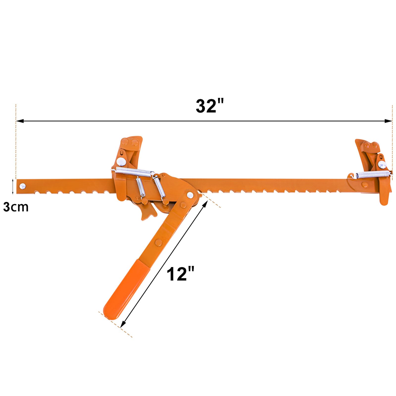 Zwinz fence stretcher splicer long-arm design enables easier tensioning on tall fences.