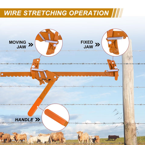 Zwinz wire splicing action demonstrates seamless, quick tension for tight repairs.