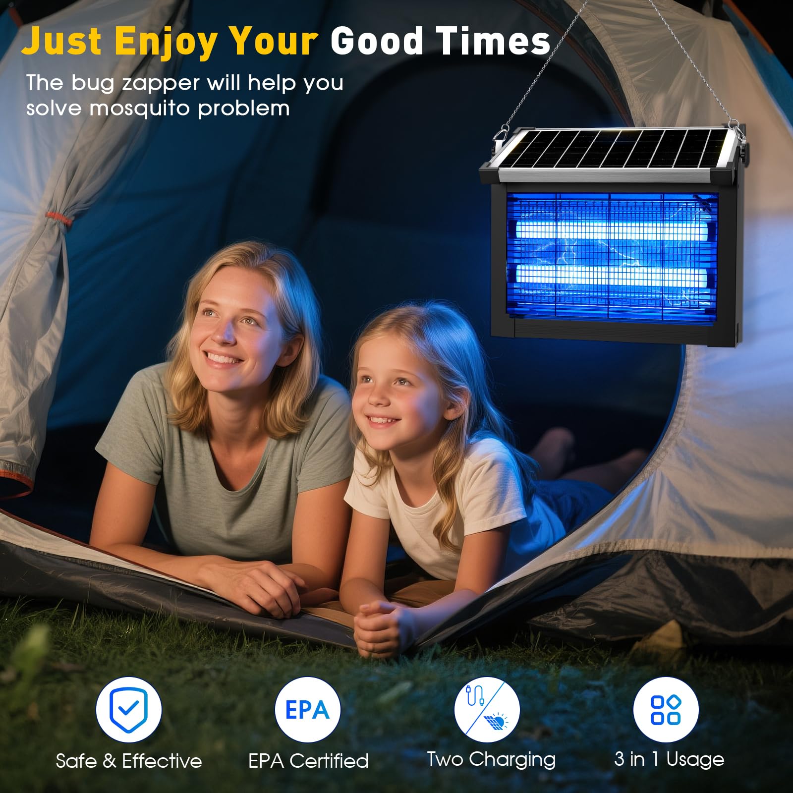 Zwiran bug zapper is suitable for indoor and outdoor use.