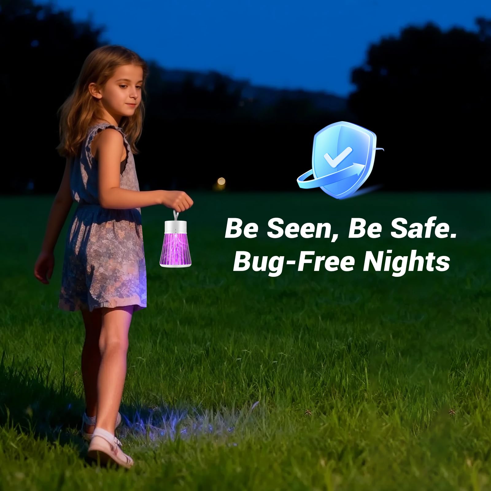 ZwrKing safety grid mosquito killer design protects hands during operation