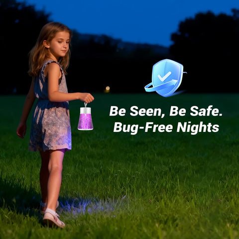 ZwrKing safety grid mosquito killer design protects hands during operation