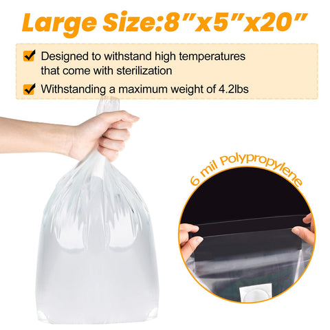 ZWXT tear-resistant spawning bag enhances resilience during handling and transfer.