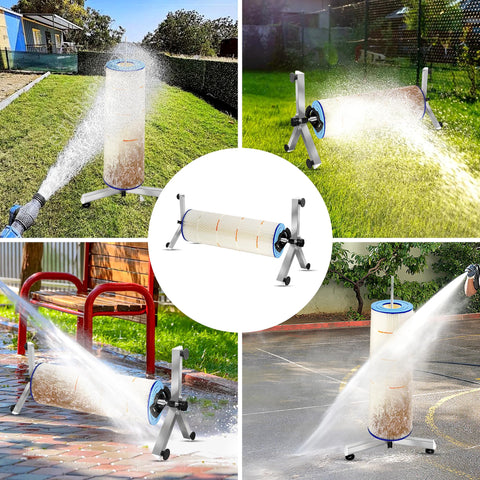 ZXBAZBB solid aluminum shaft provides rust-proof durability during cleaning.