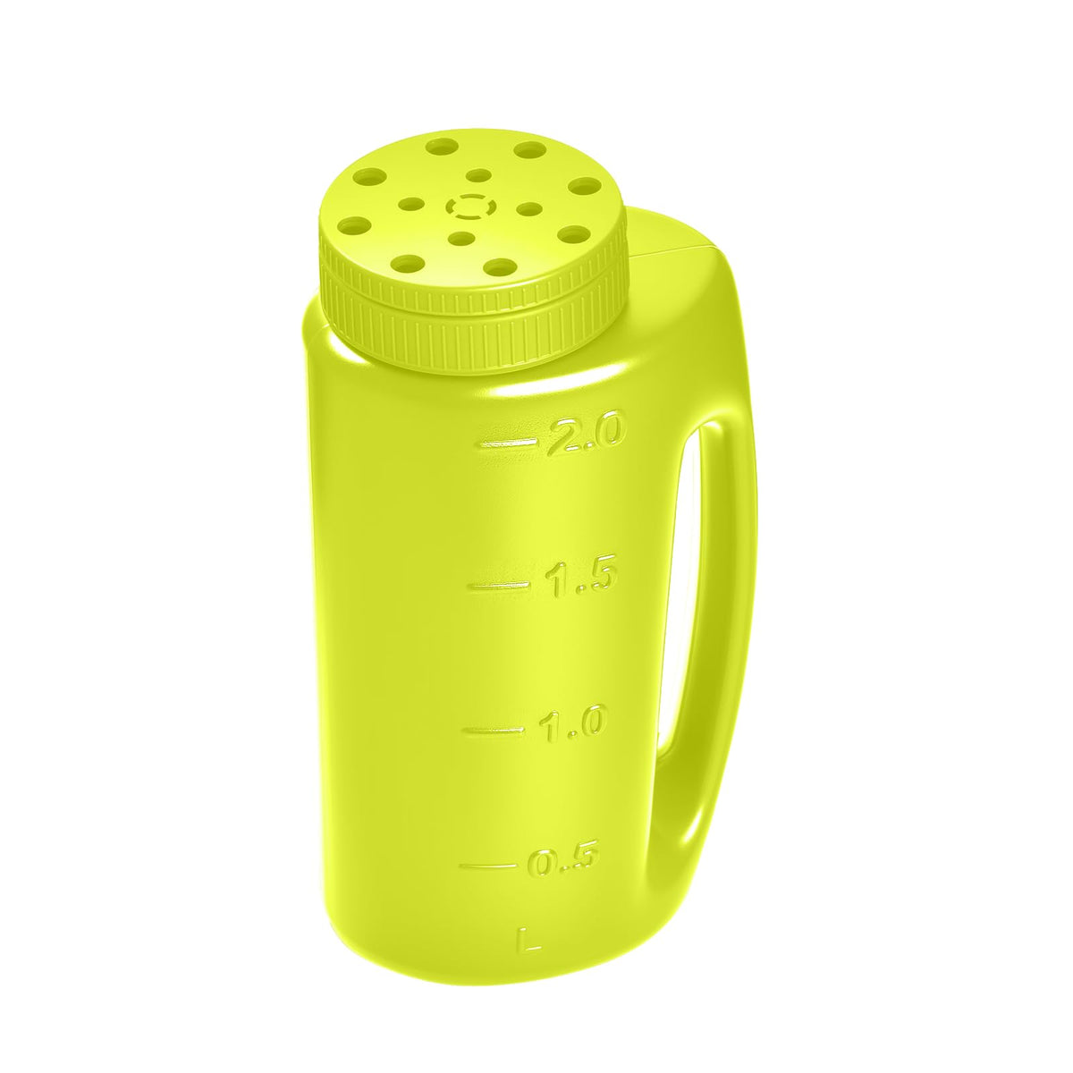 ZXJ handheld seed shaker with three openings for precise seed coverage.