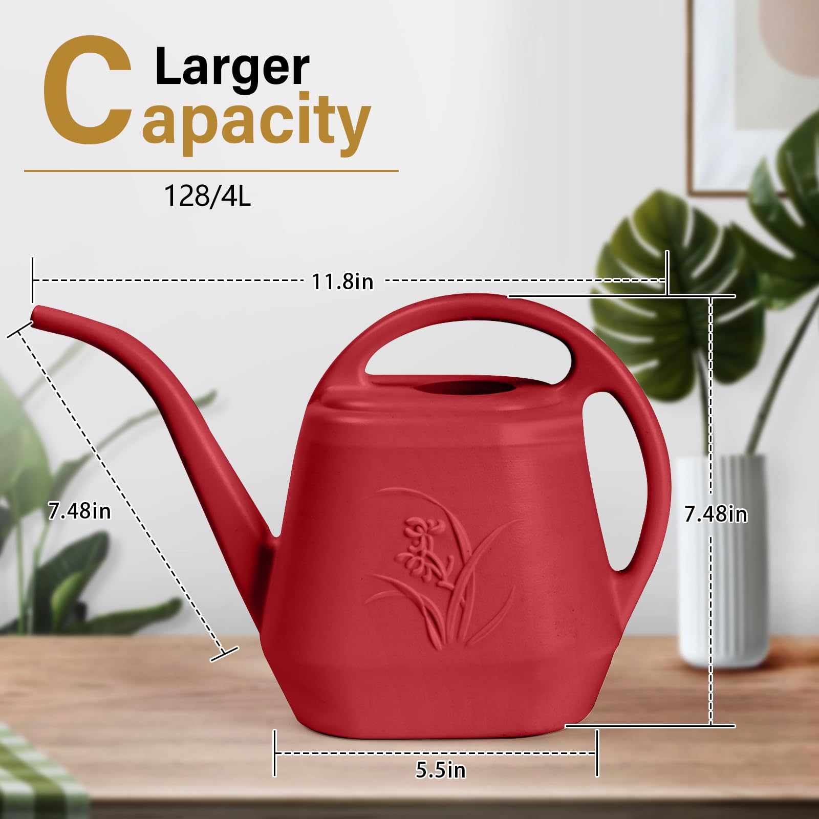 ZXJ indoor-outdoor watering can for balconies, pots, and garden beds