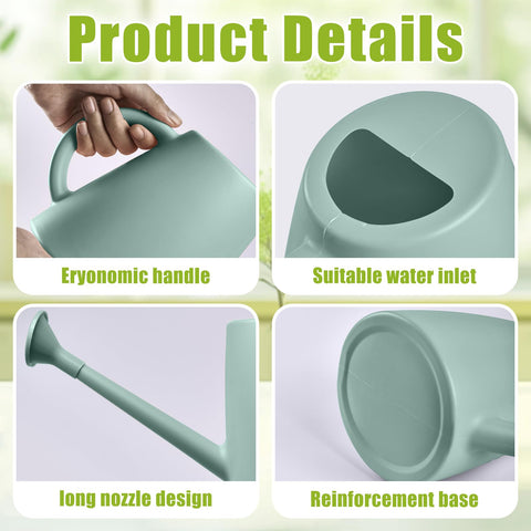 Durable thick plastic construction helps resist cracks during outdoor use.