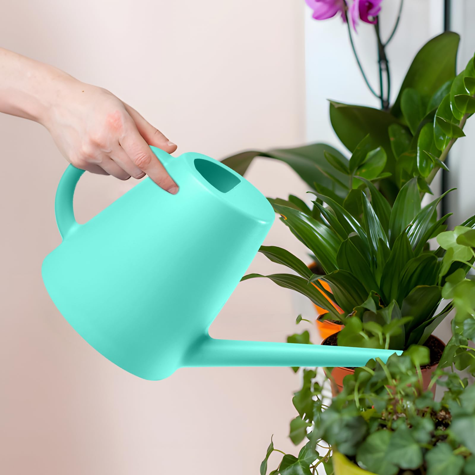 ZXJ turquoise design suits indoor and outdoor gardening