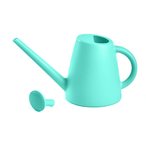 ZXJ turquoise plant watering can with long spout for precise indoor watering