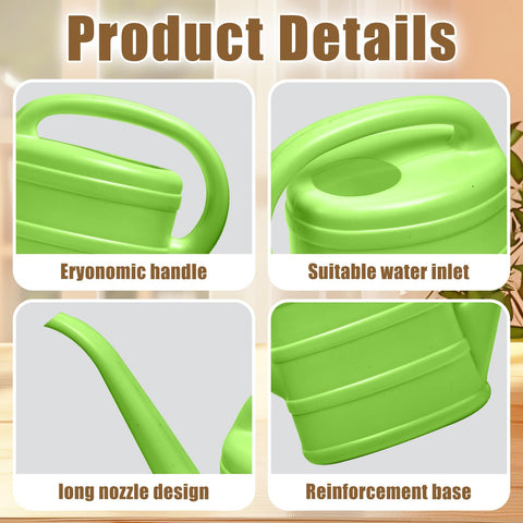 ZXJ watering can features durable plastic construction for long-term use