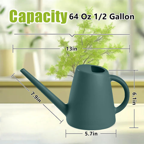 ZXJ 64oz capacity reduces refills during indoor plant care.