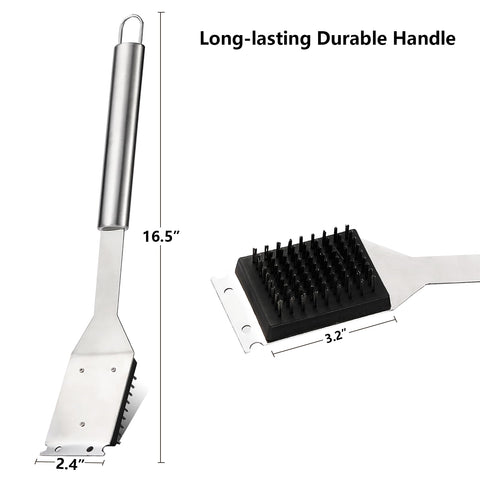 Zxmissu replacement brushes pack for ongoing grill cleaning and maintenance.