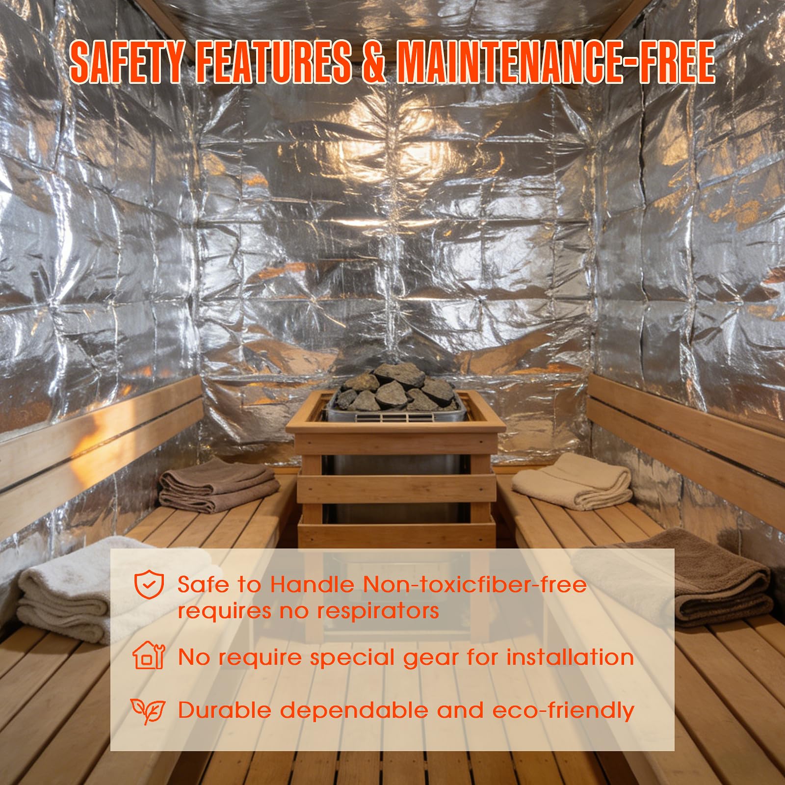 ZXQDRE non-toxic, odor-free foil keeps indoor spaces safe and comfortable.
