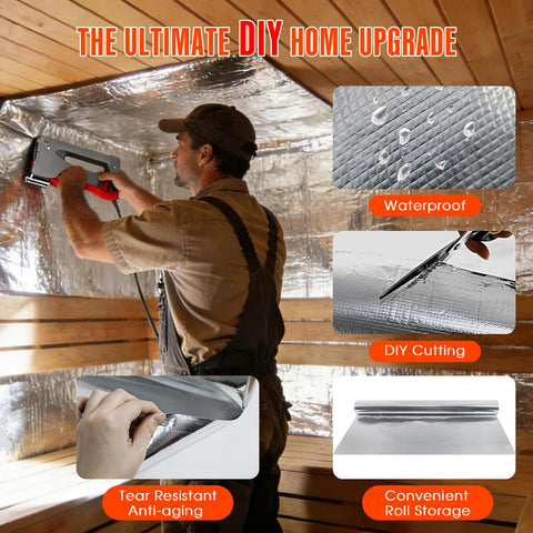 ZXQDRE reinforced radiant barrier offers a strong, long-lasting insulation solution.