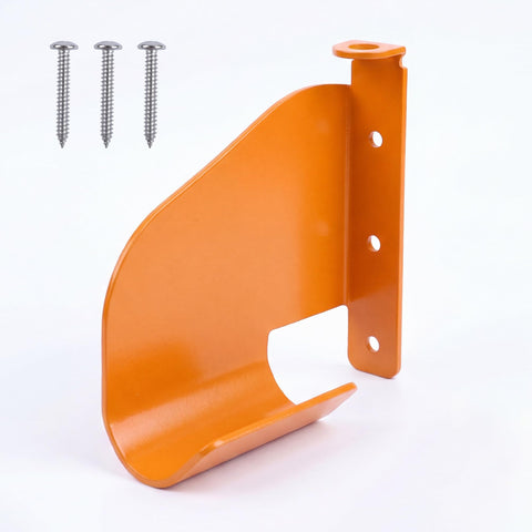 Zxturbi chainsaw hanger helps prevent floor messes and accidental drops.
