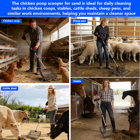 Zxweqr rust resistant shovel head stands up to weather and manure tasks