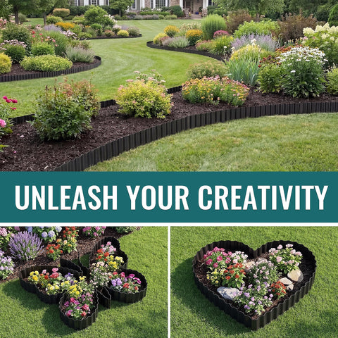 ZXZYHFTY robust edging complements modern outdoor decor and adds functional curb appeal.