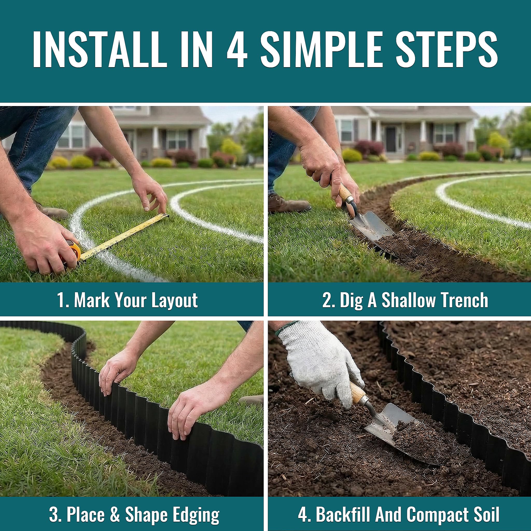 ZXZYHFTY hemmed edges provide safer handling during installation and everyday maintenance.