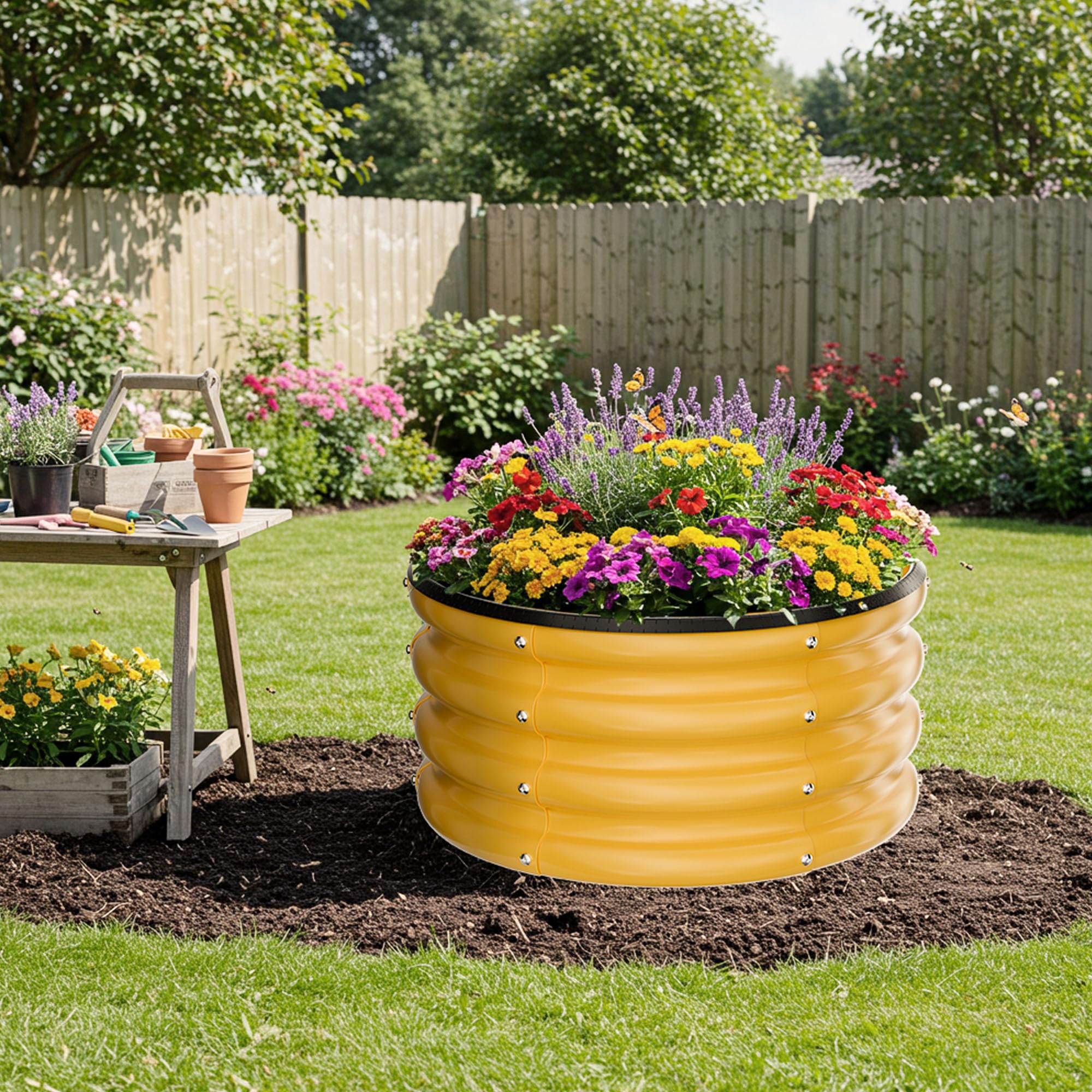 ZXZYHFTY weatherproof planter for year-round garden projects