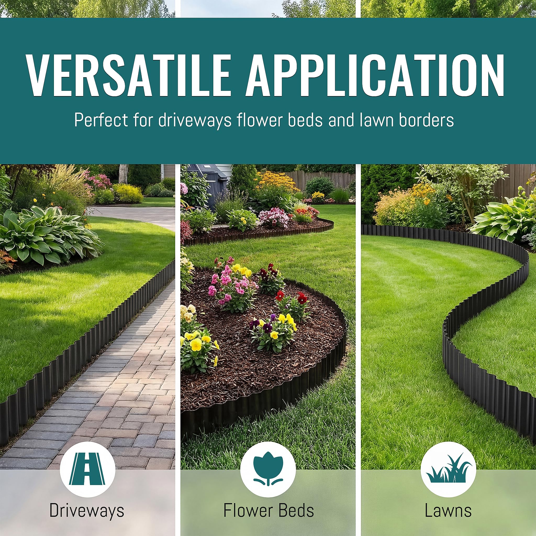ZXZYHFTY ideal for vegetable gardens, borders, rock gardens and planter boxes.