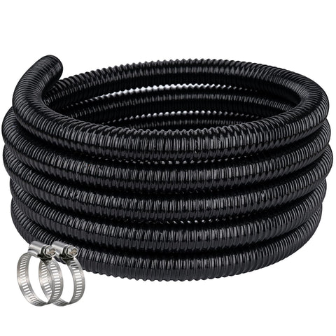 ZY-hosetube pond hose 2in 10ft black corrugated for flexible water routing