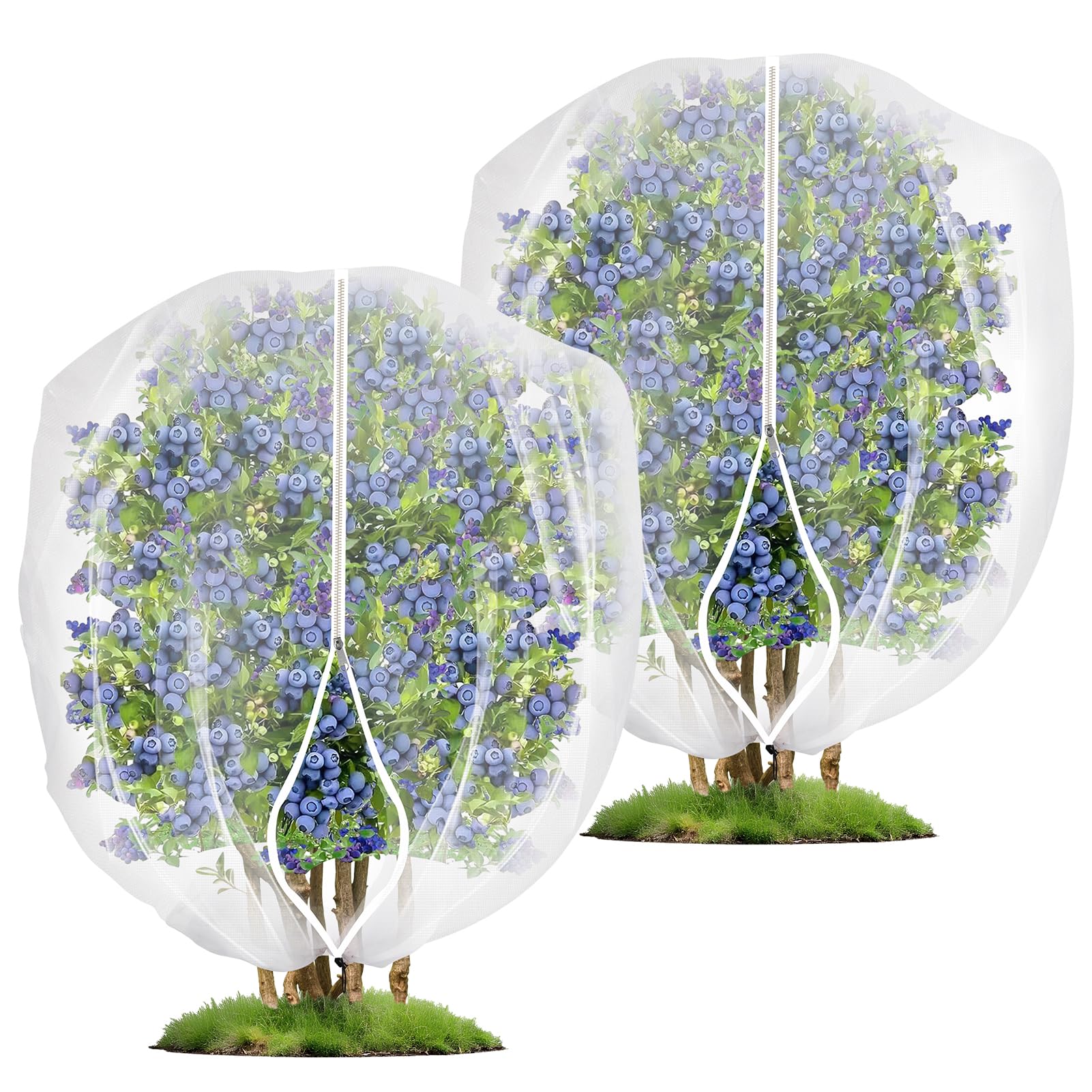 ZYP fruit tree netting cover 4x5ft shields trees while allowing light and airflow.