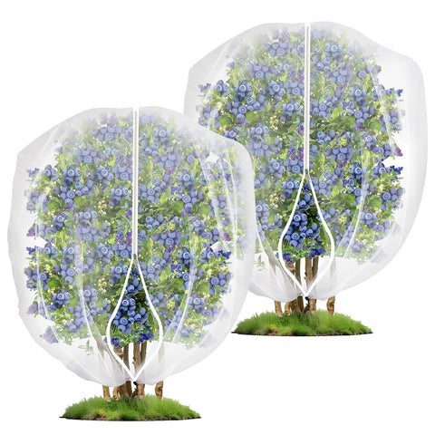 ZYP fruit tree netting cover 4x5ft shields trees while allowing light and airflow.