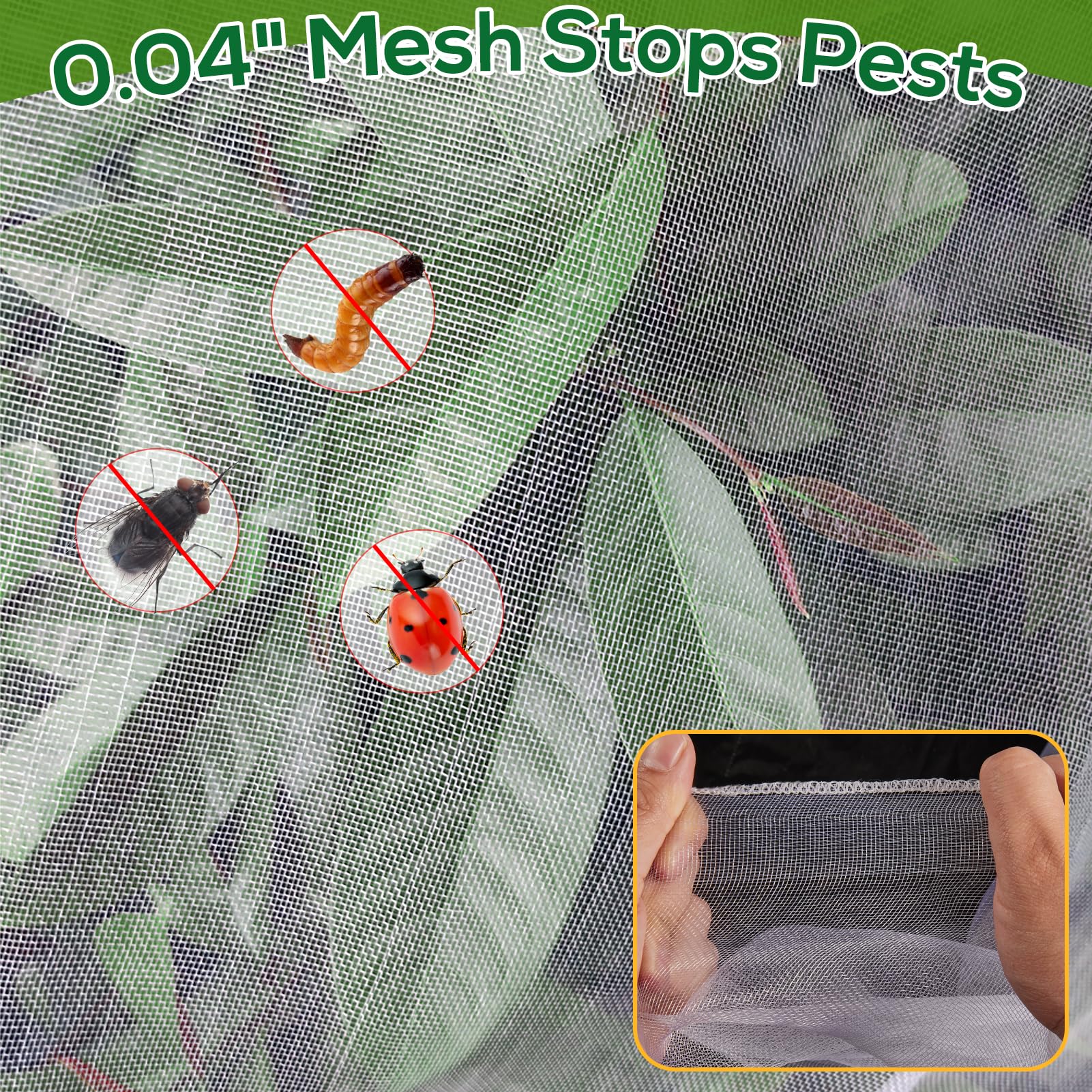 ZYP Netting folds compactly for simple off-season storage.
