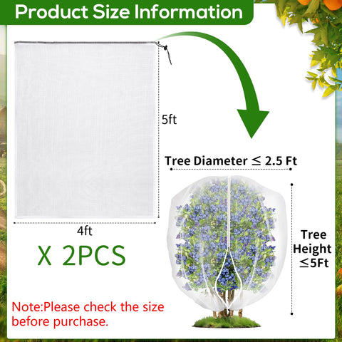 ZYP ultra-fine mesh guards against small pests without hindering water reach.