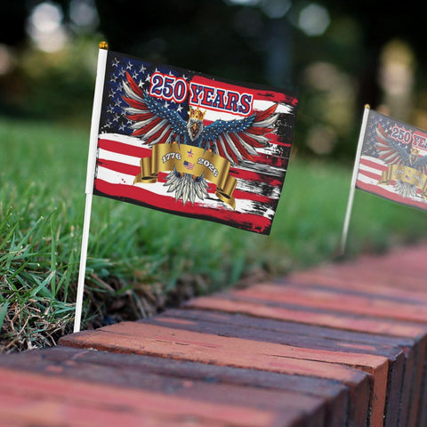ZYATBWI memorial day flag displays durable, lightweight ceremonial decor.
