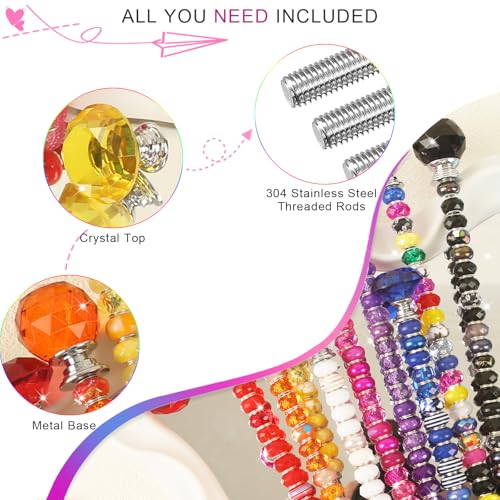 ZYEHXED stainless steel rods and nuts ensure sturdy bead assembly