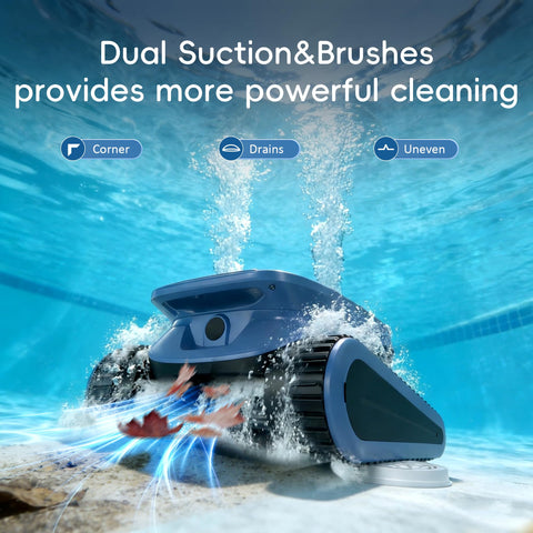 Zyerch SAT40 waterline cleaning mode targets upper edges for a pristine finish