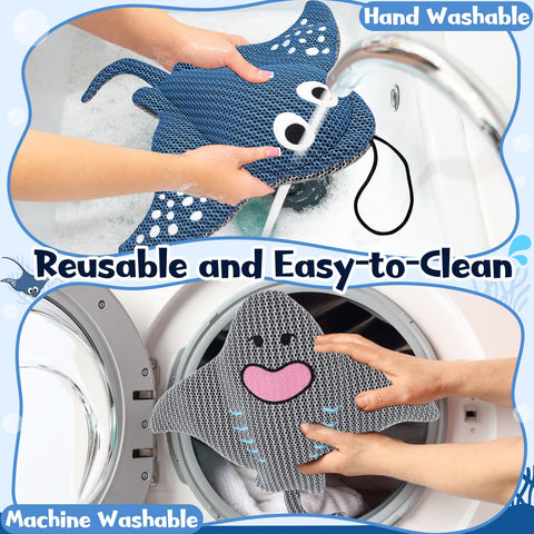 ZYIDBNG Stingray cleans easily with a cold wash.