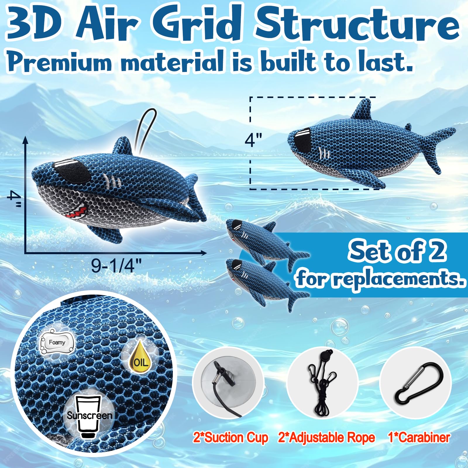 ZYIDBNG Shark spa accessory makes a thoughtful gift for hot tub owners.