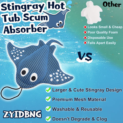 ZYIDBNG Stingray reusable cleaner saves money and reduces waste.