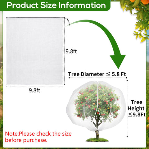 ZYP ultra-fine mesh garden netting blocks pests yet allows water and sun pass