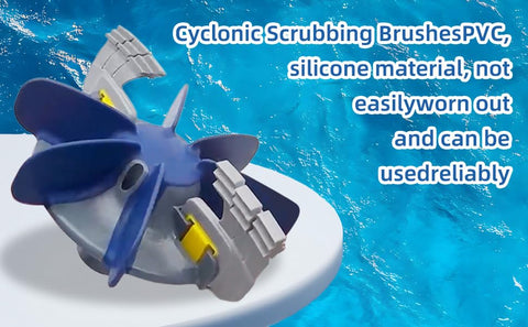 ZYROA brushes built to resist pool chemicals for longer life.