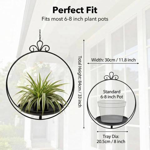 ZYUXUAN quick-hang system enables fast setup of plant trays.