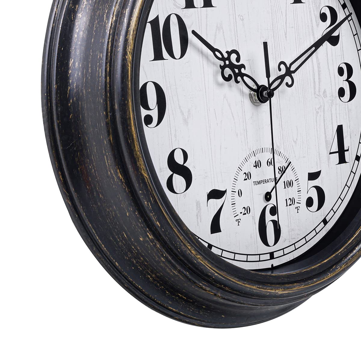 zyzamay decorative outdoor clock suitable for porch or deck.