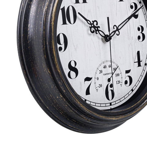 zyzamay decorative outdoor clock suitable for porch or deck.