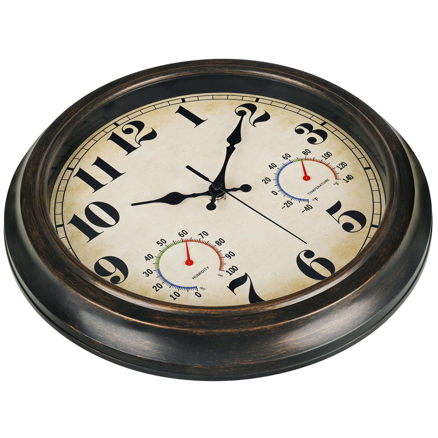 zyzamay outdoor clock features waterproof design for damp spaces
