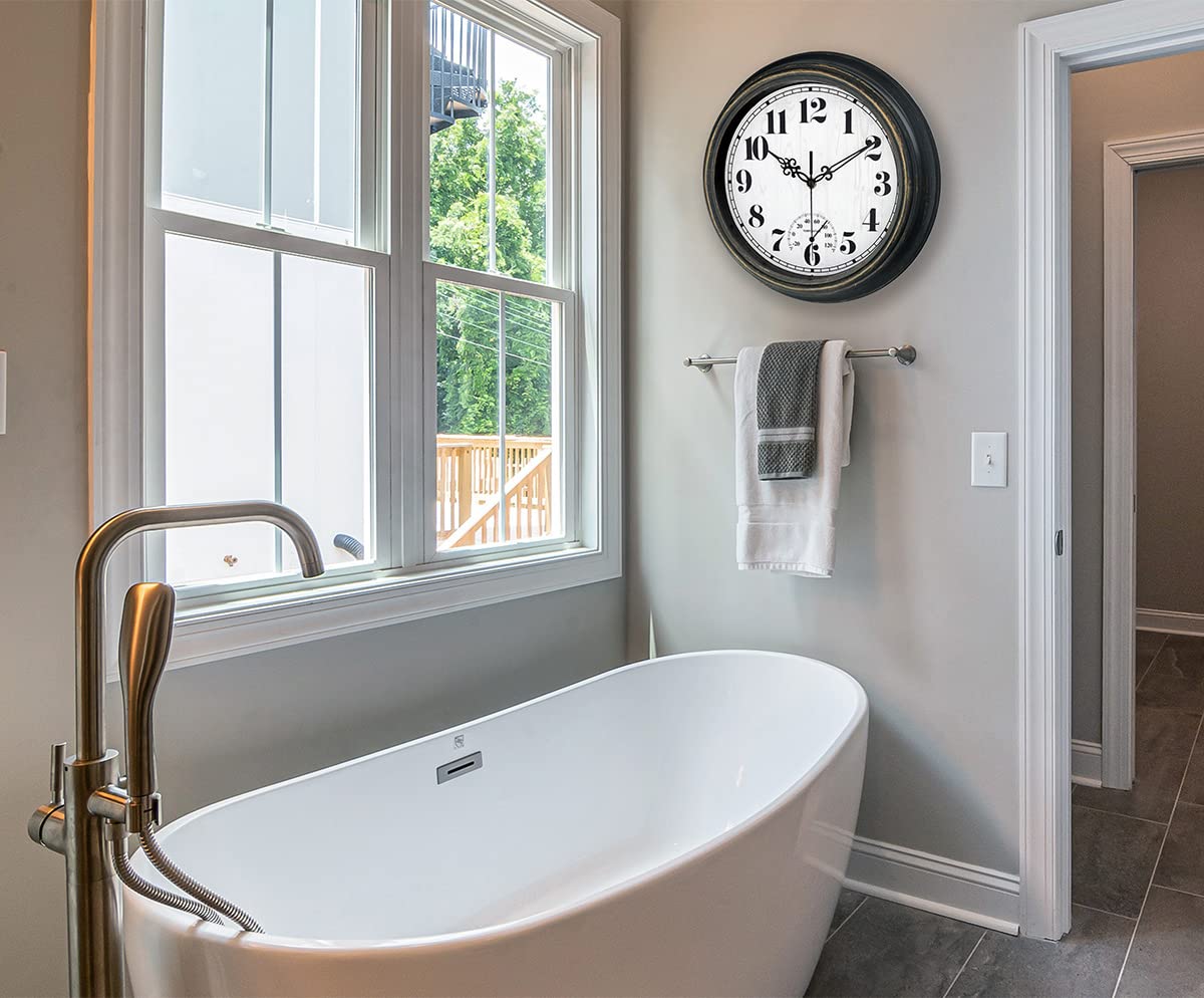 zyzamay retro wood-look finish adds vintage charm.