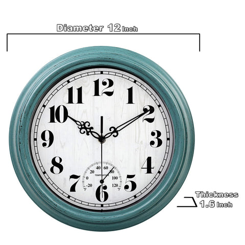 zyzamay silent non ticking movement clock for quiet spaces