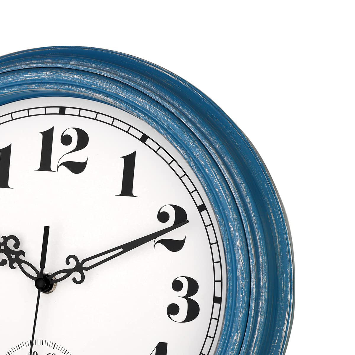 zyzamay silent non-ticking clock keeps porch quiet and accurate